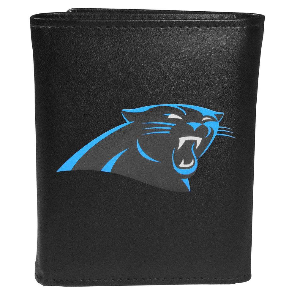 Carolina Panthers Tri-fold Wallet Large Logo - Siskiyou Buckle - Flyclothing LLC