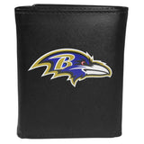 Baltimore Ravens Tri-fold Wallet Large Logo - Siskiyou Buckle - Flyclothing LLC
