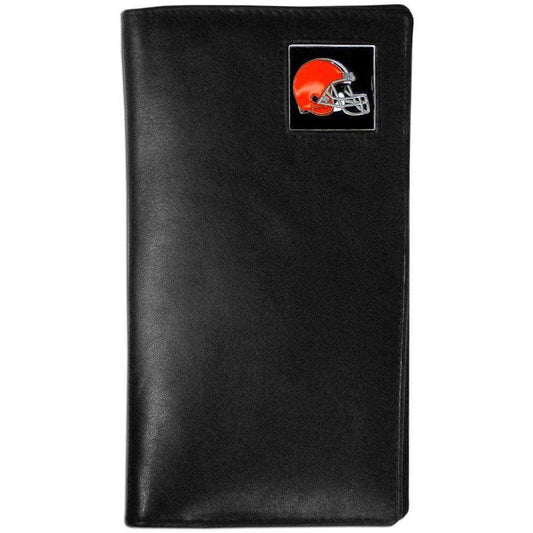 Cleveland Browns Leather Tall Wallet - Siskiyou Buckle - Flyclothing LLC