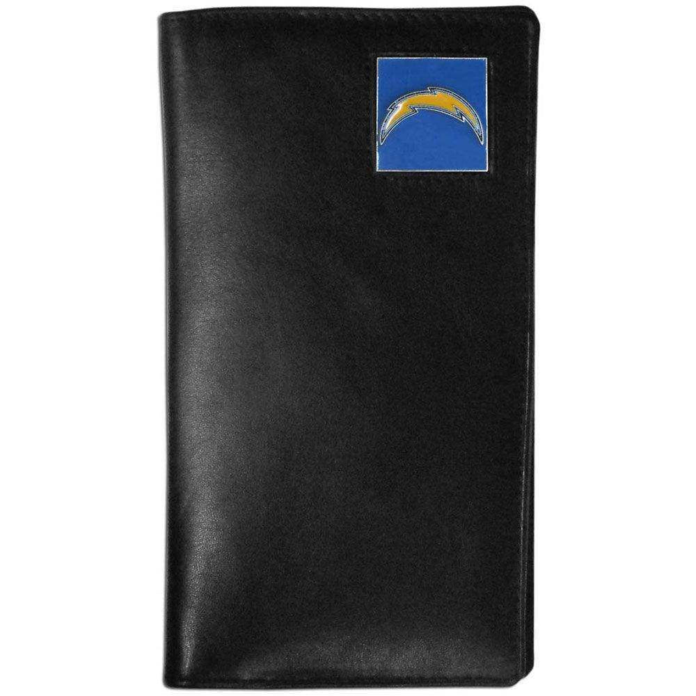 Los Angeles Chargers Leather Tall Wallet - Siskiyou Buckle - Flyclothing LLC