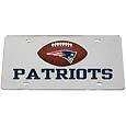 New England Patriots Mirrored License Plate - Siskiyou Buckle - Flyclothing LLC