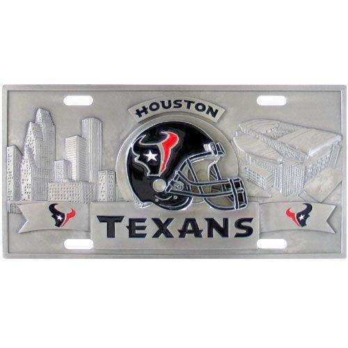 Houston Texans Collector's License Plate - Siskiyou Buckle - Flyclothing LLC