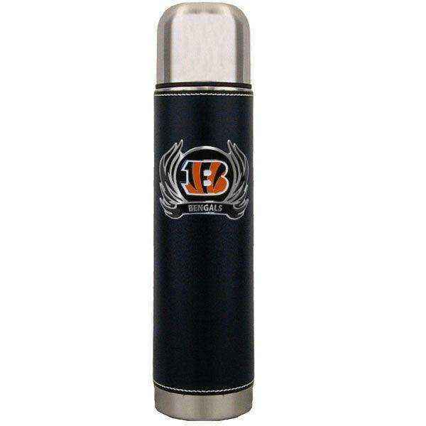 Cincinnati Bengals Thermos with Flame Emblem - Siskiyou Buckle - Flyclothing LLC