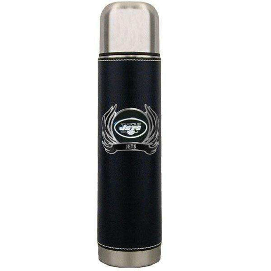 New York Jets Thermos with Flame Emblem - Siskiyou Buckle - Flyclothing LLC