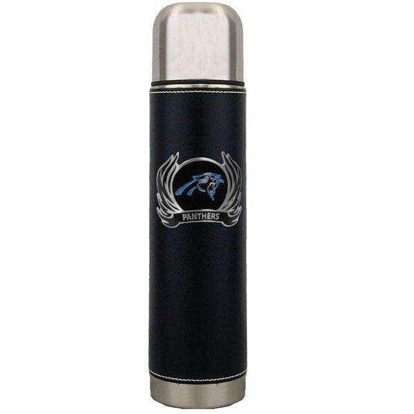 Carolina Panthers Thermos with Flame Emblem - Siskiyou Buckle - Flyclothing LLC