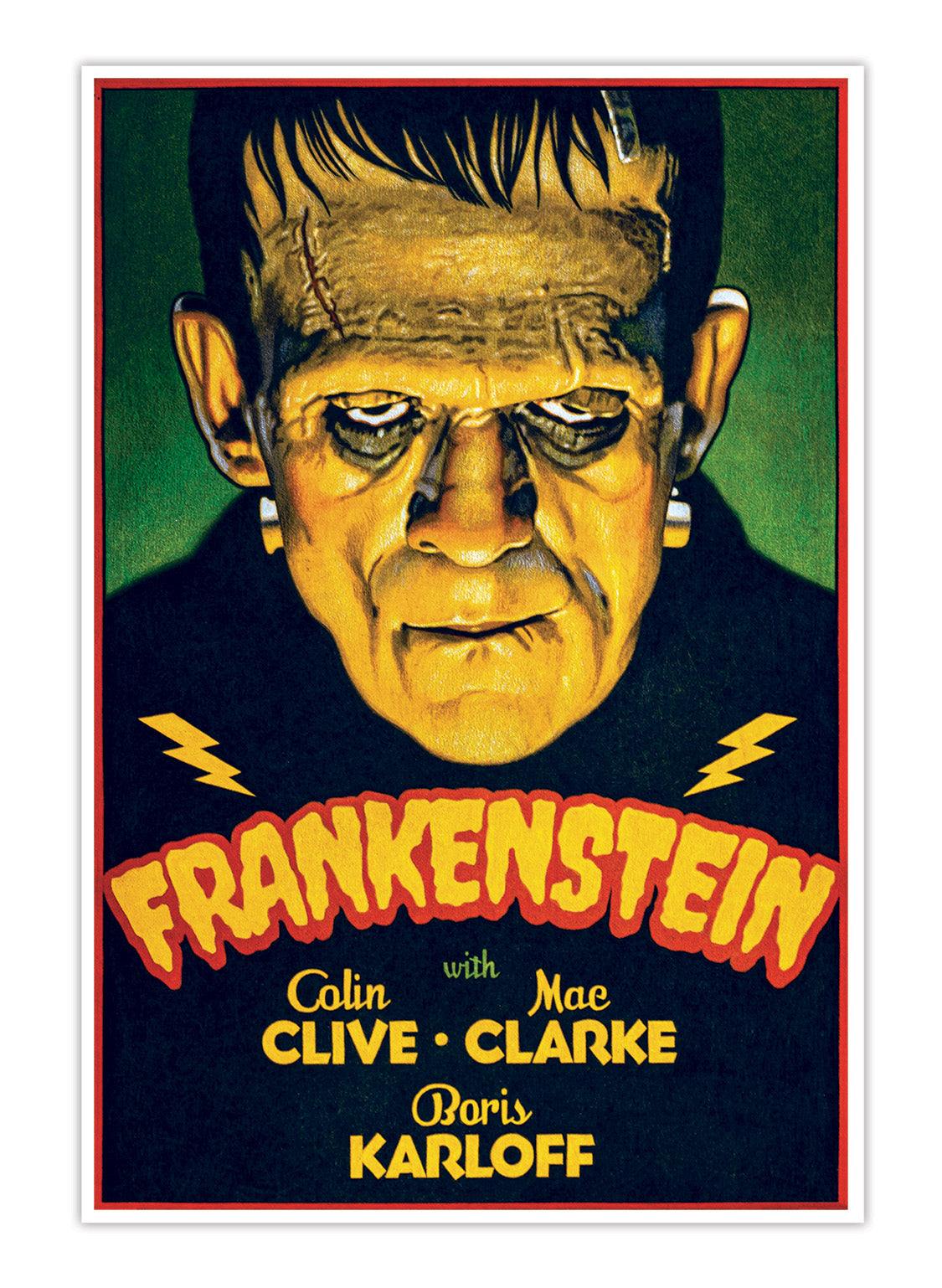 Frankenstein Movie Poster 12x18 Print Flyclothing LLC