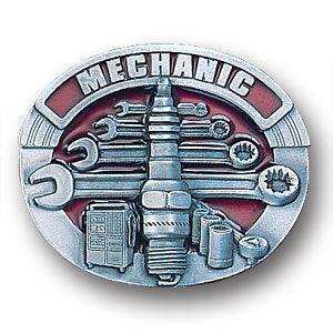 Mechanic 3D Enameled Belt Buckle - Siskiyou Buckle - Flyclothing LLC