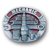 Mechanic 3D Enameled Belt Buckle - Siskiyou Buckle - Flyclothing LLC