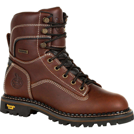 Georgia Boot AMP LT Logger Women's Waterproof Low Heel Logger Boot - Georgia Boot - Flyclothing LLC