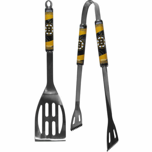 Boston Bruins® 2 pc Steel BBQ Tool Set - Siskiyou Buckle - Flyclothing LLC