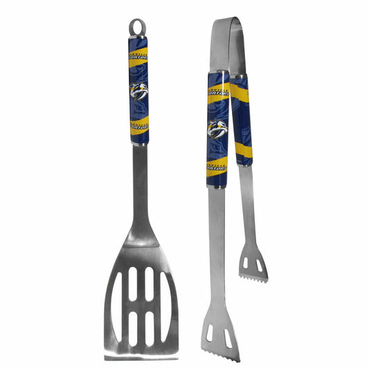 Nashville Predators® 2 pc Steel BBQ Tool Set - Siskiyou Buckle - Flyclothing LLC
