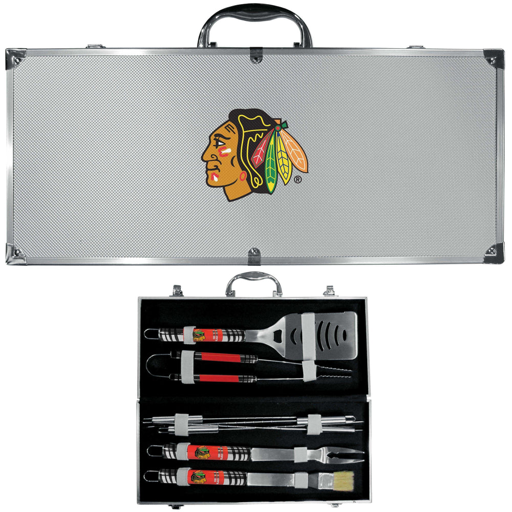 Chicago Blackhawks® 8 pc Tailgater BBQ Set - Siskiyou Buckle - Flyclothing LLC