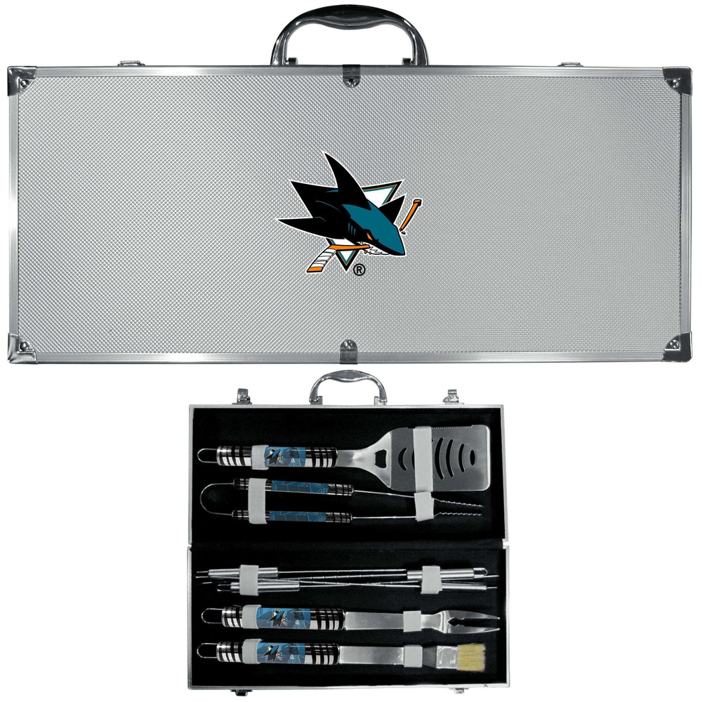 San Jose Sharks® 8 pc Tailgater BBQ Set - Siskiyou Buckle - Flyclothing LLC