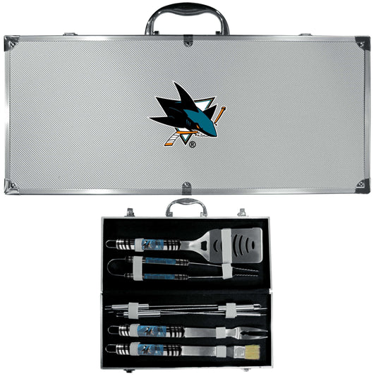 San Jose Sharks® 8 pc Tailgater BBQ Set - Siskiyou Buckle - Flyclothing LLC
