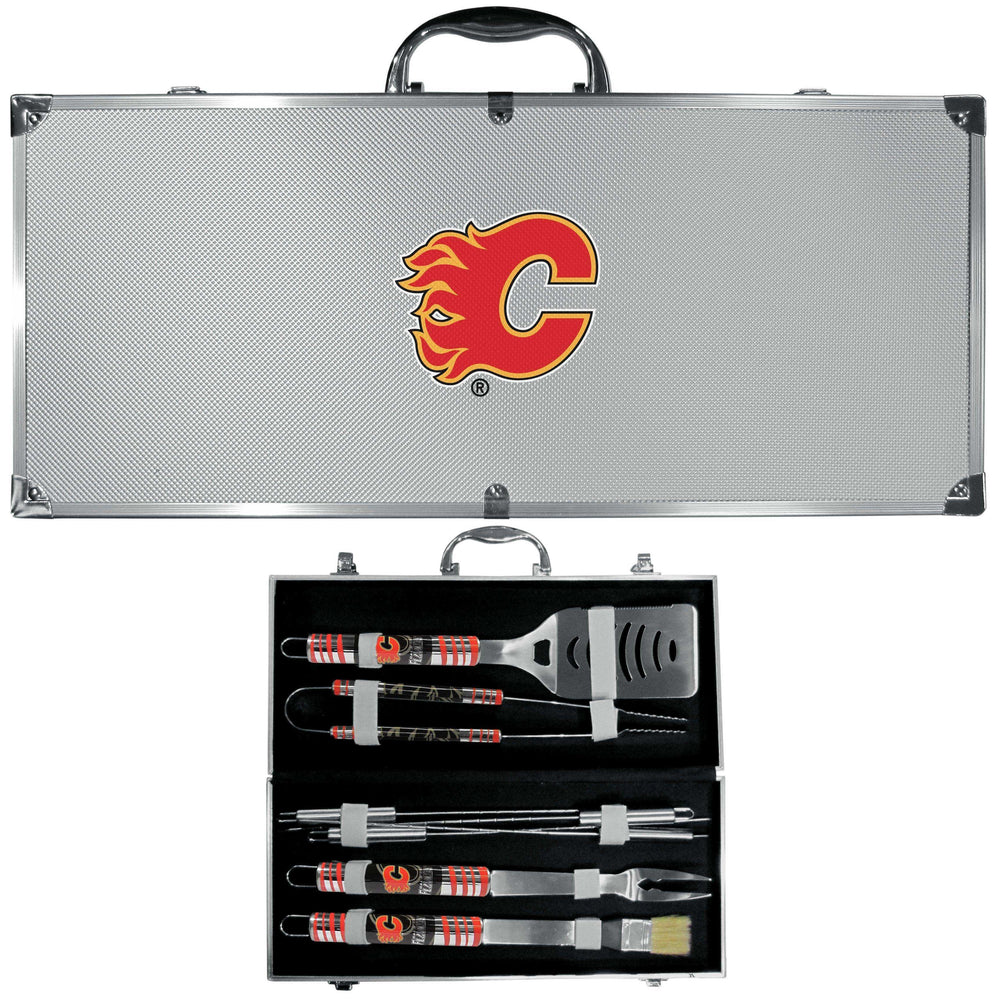 Calgary Flames® 8 pc Tailgater BBQ Set - Siskiyou Buckle - Flyclothing LLC