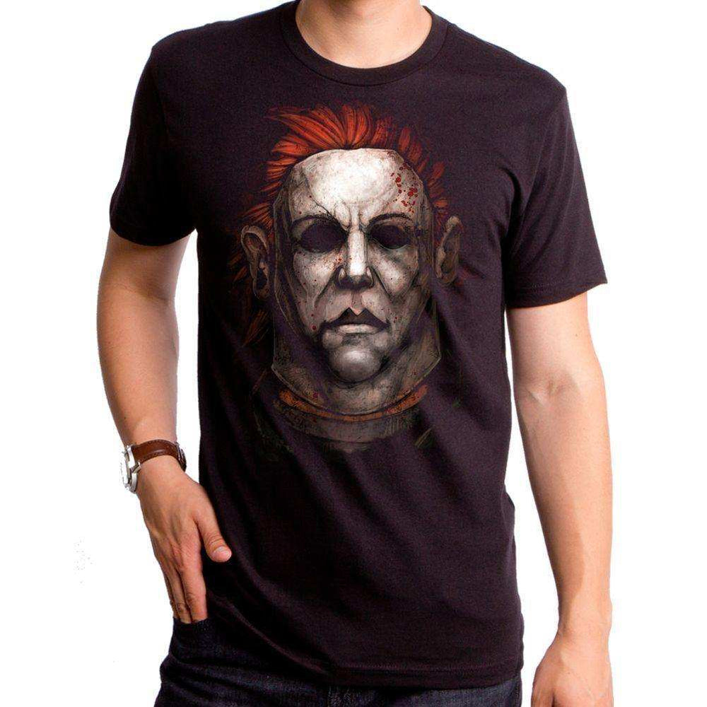 Halloween Michael Myers Painting Short-Sleeve Men's Crew - Halloween - Flyclothing LLC