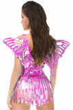 Fuchsia Holo Large Butterfly Wing Body Harness - Daisy Corsets - Flyclothing LLC