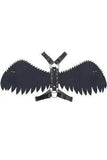 Daisy Corsets Black & White Layered Wing Body Harness - Daisy Corsets - Flyclothing LLC