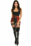 Daisy Corsets Red Metallic Fringe Skirt - Daisy Corsets - Flyclothing LLC