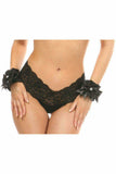 Daisy Corsets Kitten Collection Pinstripe Wristlets (Set of 2) - Daisy Corsets - Flyclothing LLC
