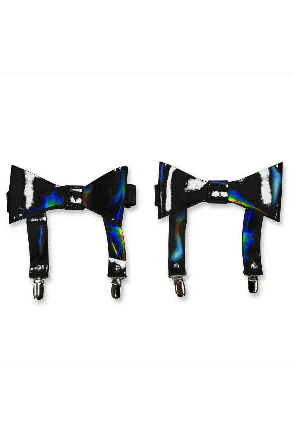 Black Holo Garters (set of 2) - Daisy Corsets - Flyclothing LLC