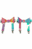 Daisy Corsets Rainbow Holo Garters (set of 2) - Daisy Corsets - Flyclothing LLC