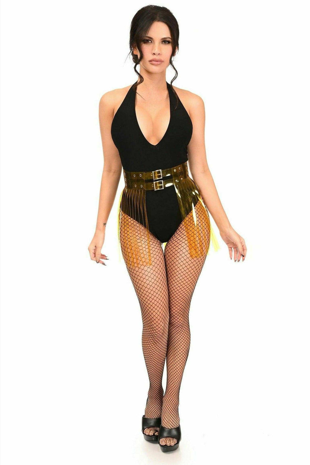 Daisy Corsets Yellow Clear Fringe Skirt - Daisy Corsets - Flyclothing LLC