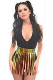 Daisy Corsets Sunset Holo Fringe Skirt - Daisy Corsets - Flyclothing LLC