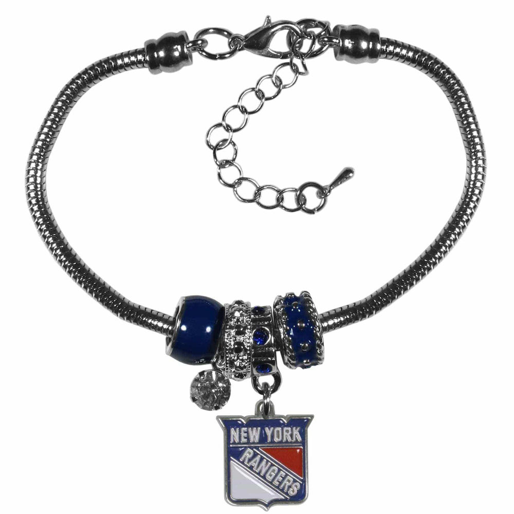 New York Rangers® Euro Bead Bracelet - Siskiyou Buckle - Flyclothing LLC