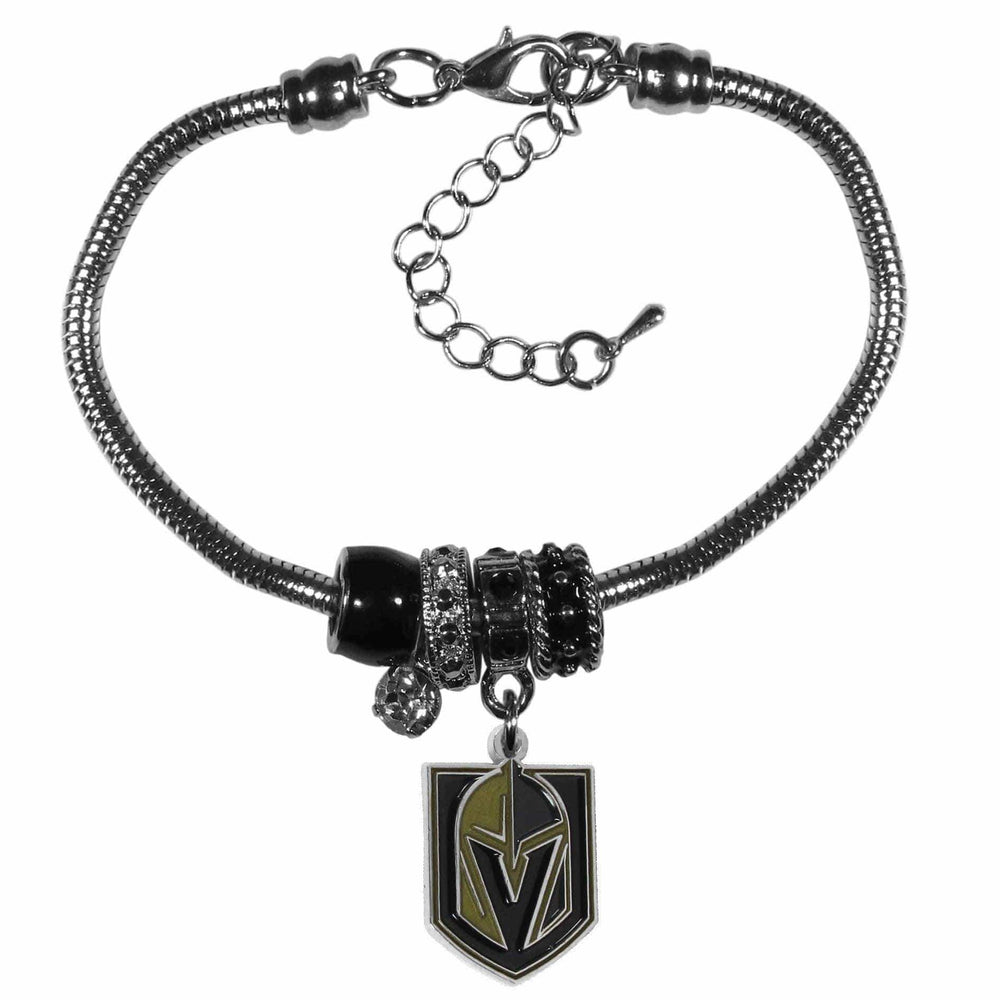 Vegas Golden Knights® Euro Bead Bracelet - Siskiyou Buckle - Flyclothing LLC
