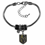 Vegas Golden Knights® Euro Bead Bracelet - Siskiyou Buckle - Flyclothing LLC