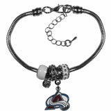 Colorado Avalanche® Euro Bead Bracelet - Siskiyou Buckle - Flyclothing LLC