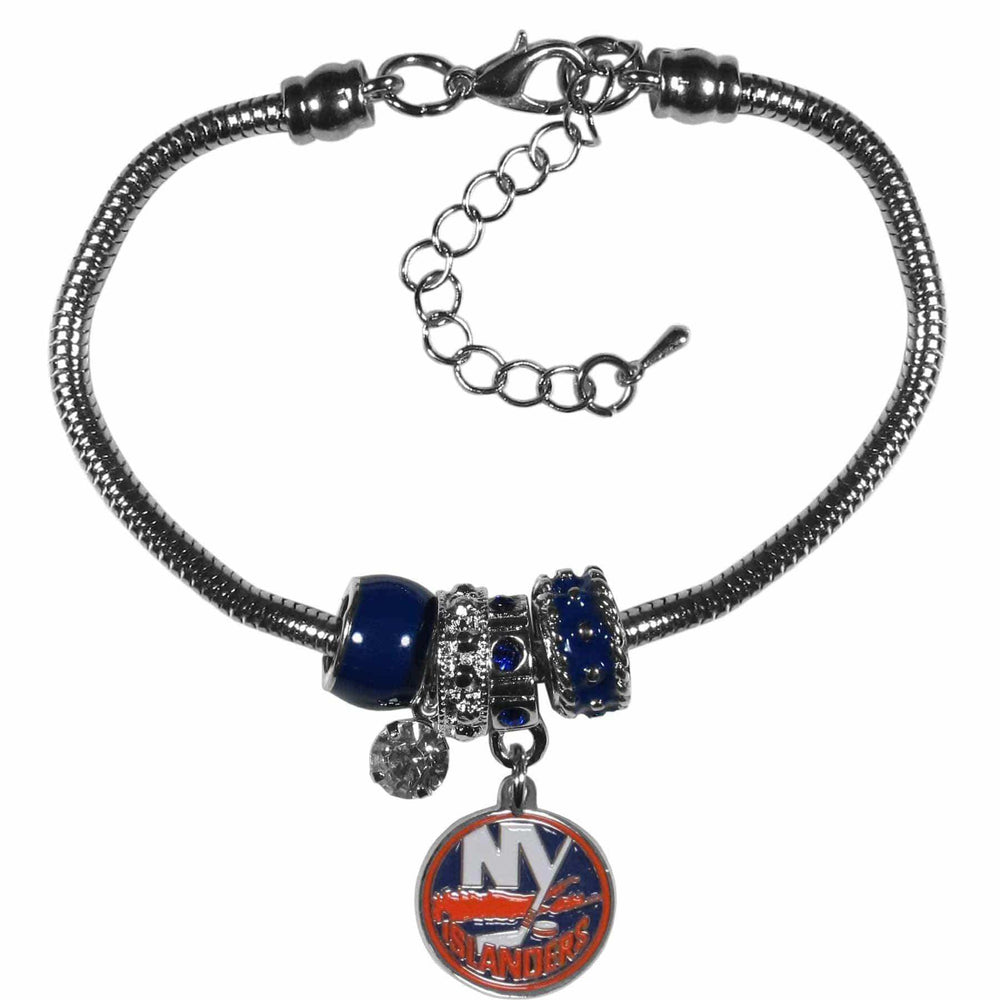New York Islanders® Euro Bead Bracelet - Siskiyou Buckle - Flyclothing LLC