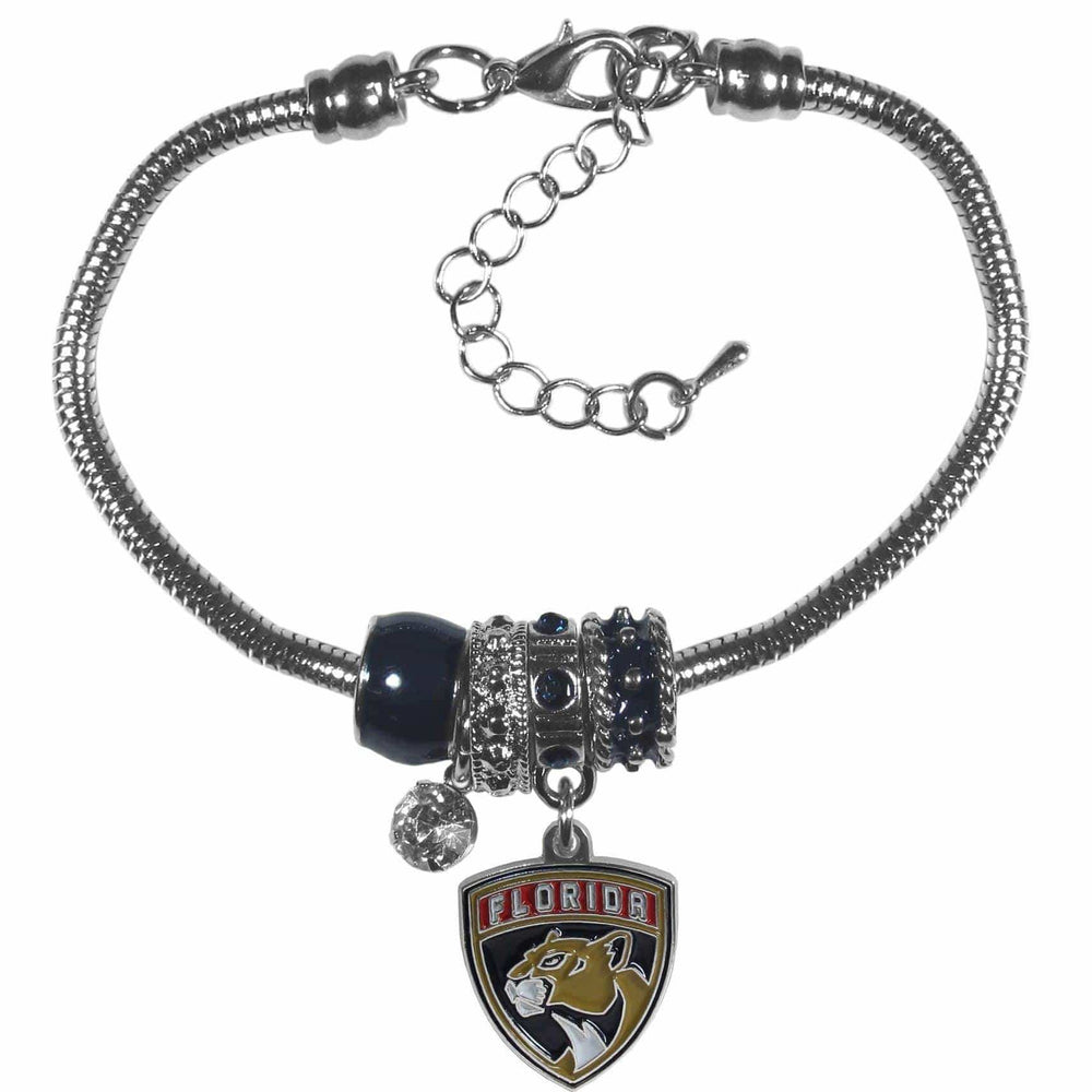 Florida Panthers® Euro Bead Bracelet - Siskiyou Buckle - Flyclothing LLC