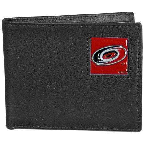 Carolina Hurricanes® Leather Bi-fold Wallet - Siskiyou Buckle - Flyclothing LLC