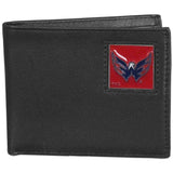 Washington Capitals® Leather Bi-fold Wallet Packaged in Gift Box - Siskiyou Buckle - Flyclothing LLC