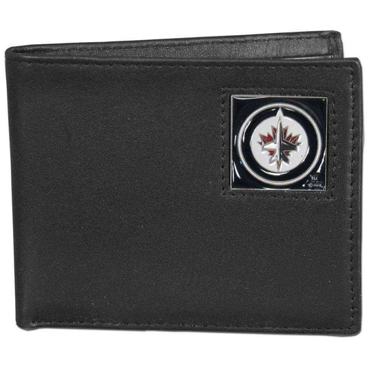 Winnipeg Jets™ Leather Bi-fold Wallet - Siskiyou Buckle - Flyclothing LLC