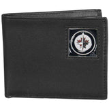 Winnipeg Jets™ Leather Bi-fold Wallet Packaged in Gift Box - Siskiyou Buckle - Flyclothing LLC