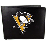 Pittsburgh Penguins® Bi-fold Wallet Large Logo - Siskiyou Buckle - Flyclothing LLC