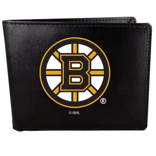 Boston Bruins® Bi-fold Wallet Large Logo - Siskiyou Buckle - Flyclothing LLC
