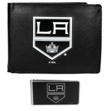 Los Angeles Kings Bi-fold Wallet & Black Money Clip - Siskiyou Buckle - Flyclothing LLC