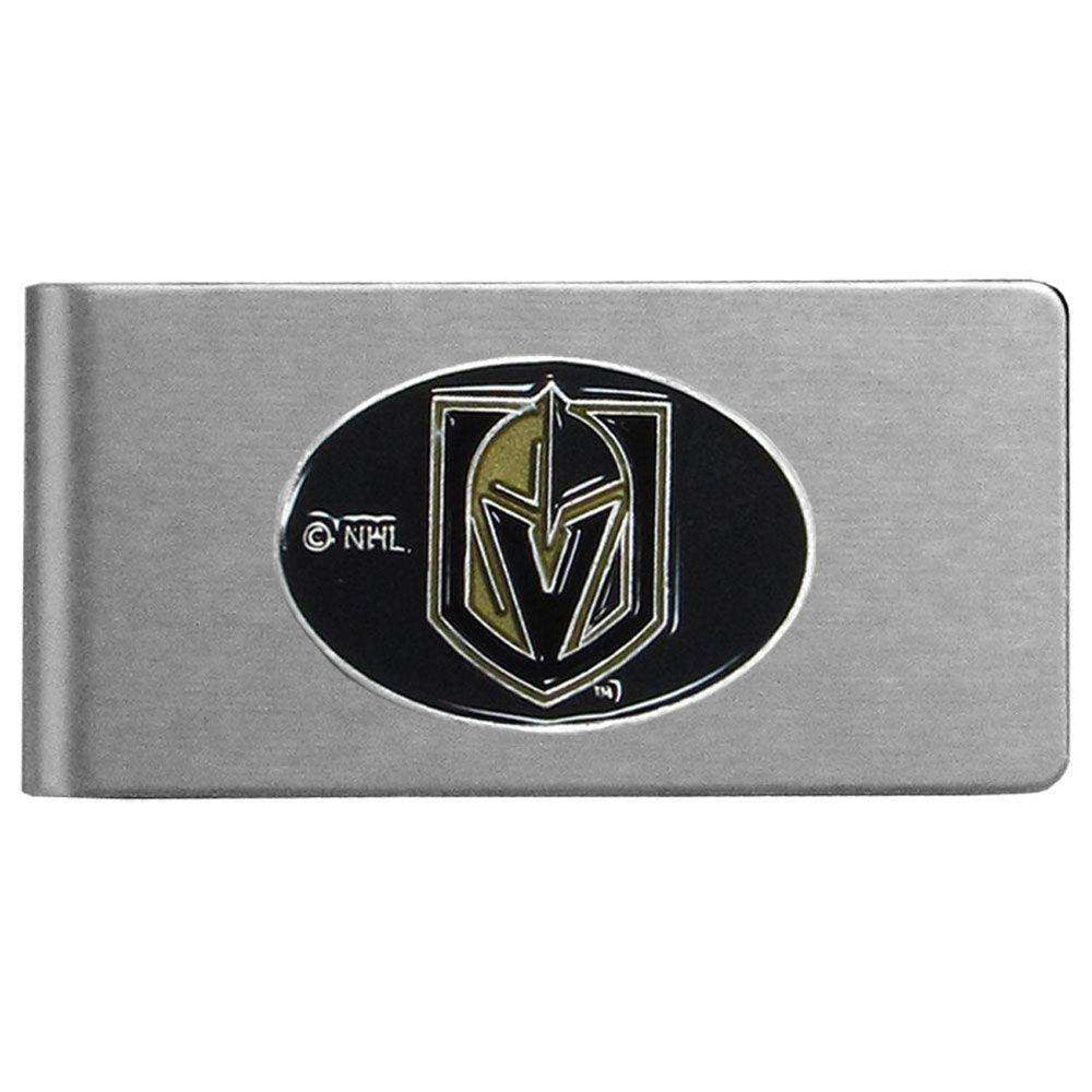 Las Vegas Golden Knights® Brushed Metal Money Clip - Siskiyou Buckle - Flyclothing LLC