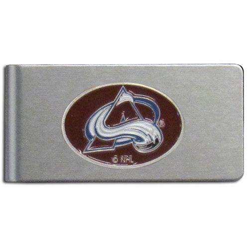 Colorado Avalanche® Brushed Metal Money Clip - Siskiyou Buckle - Flyclothing LLC