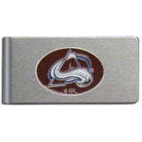 Colorado Avalanche® Brushed Metal Money Clip - Siskiyou Buckle - Flyclothing LLC