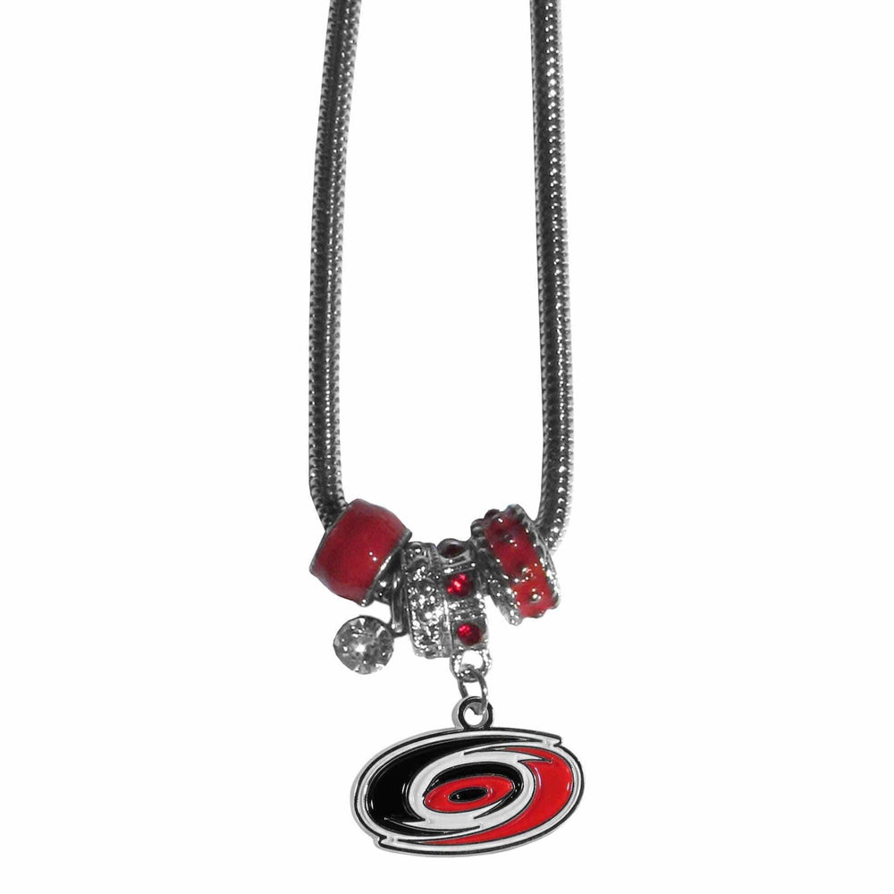 Carolina Hurricanes® Euro Bead Necklace - Siskiyou Buckle - Flyclothing LLC