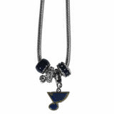 St. Louis Blues® Euro Bead Necklace - Siskiyou Buckle - Flyclothing LLC