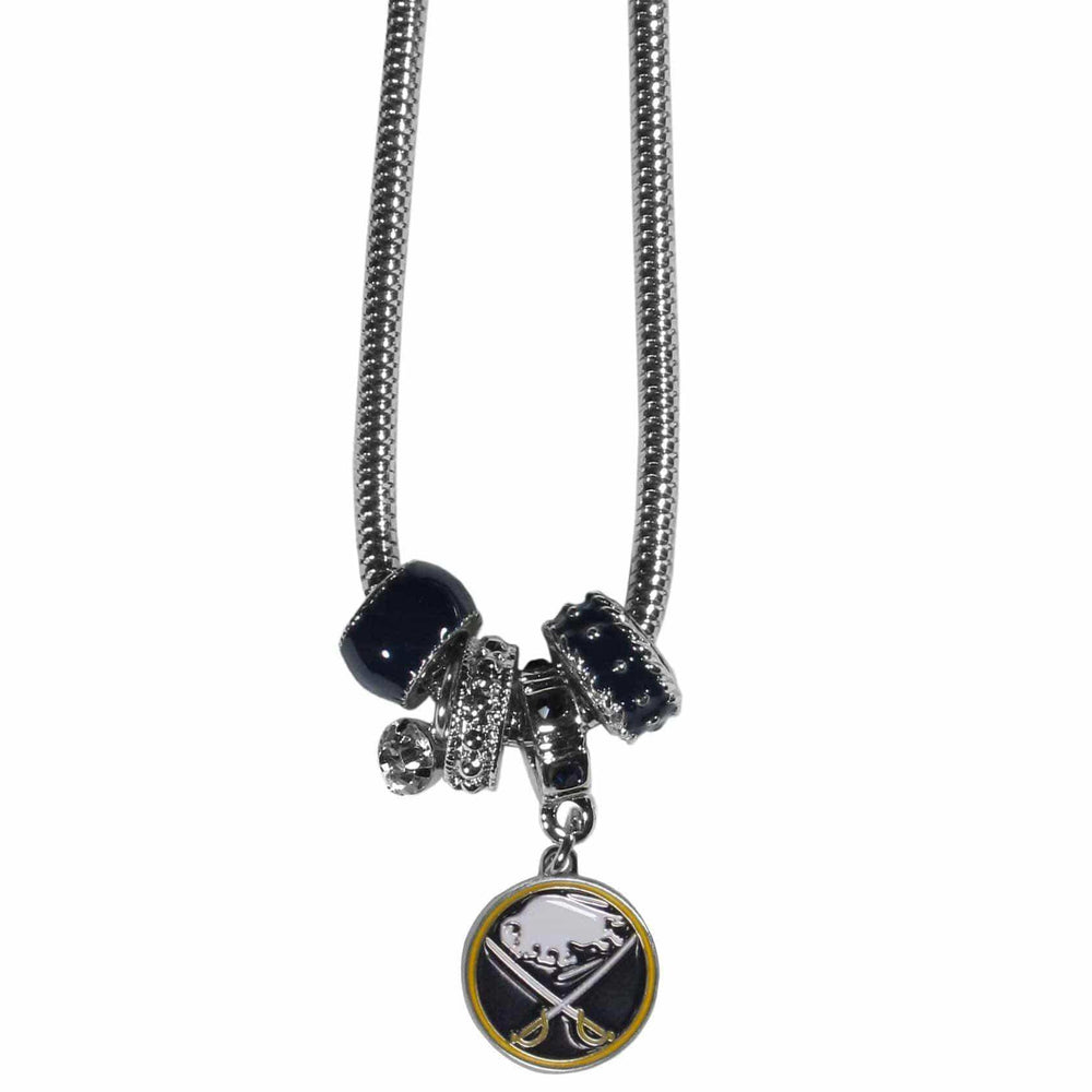Buffalo Sabres® Euro Bead Necklace - Siskiyou Buckle - Flyclothing LLC