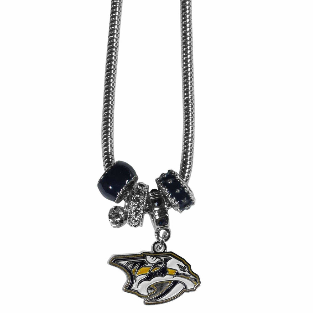 Nashville Predators® Euro Bead Necklace - Siskiyou Buckle - Flyclothing LLC