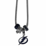 Tampa Bay Lightning® Euro Bead Necklace - Siskiyou Buckle - Flyclothing LLC