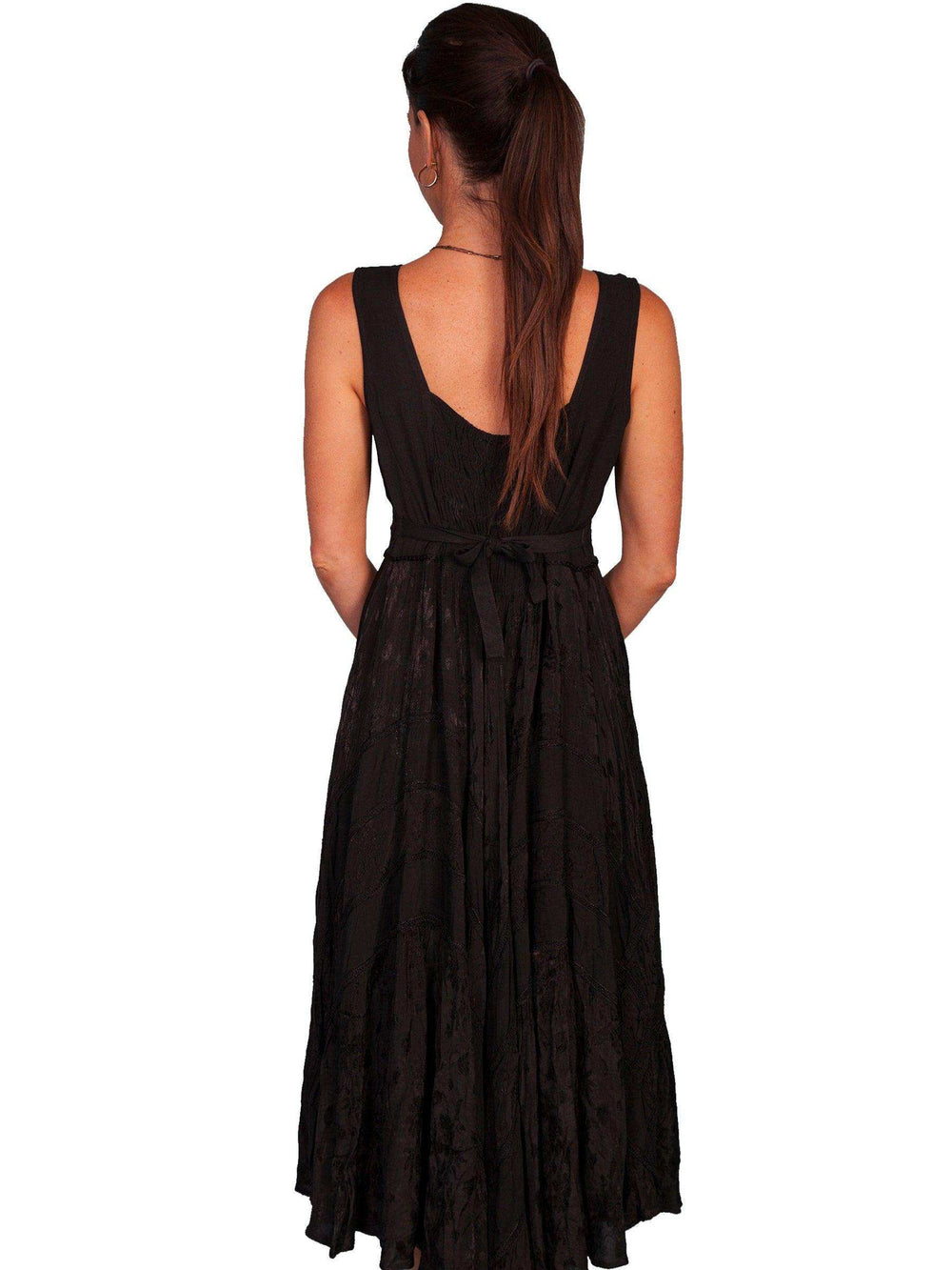 Scully BLACK LACE FRONT DRESS - Scully Leather - Flyclothing LLC